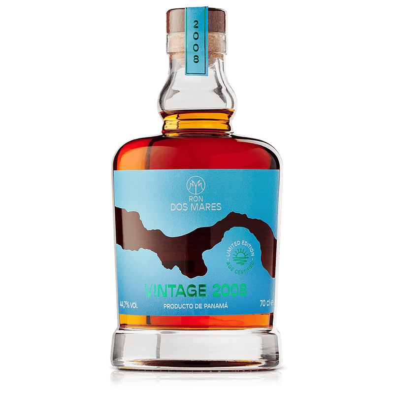 Ron Dos Mares Vintage 2008 Vintage  Limited Edition 16 År Panama Rom Flaske