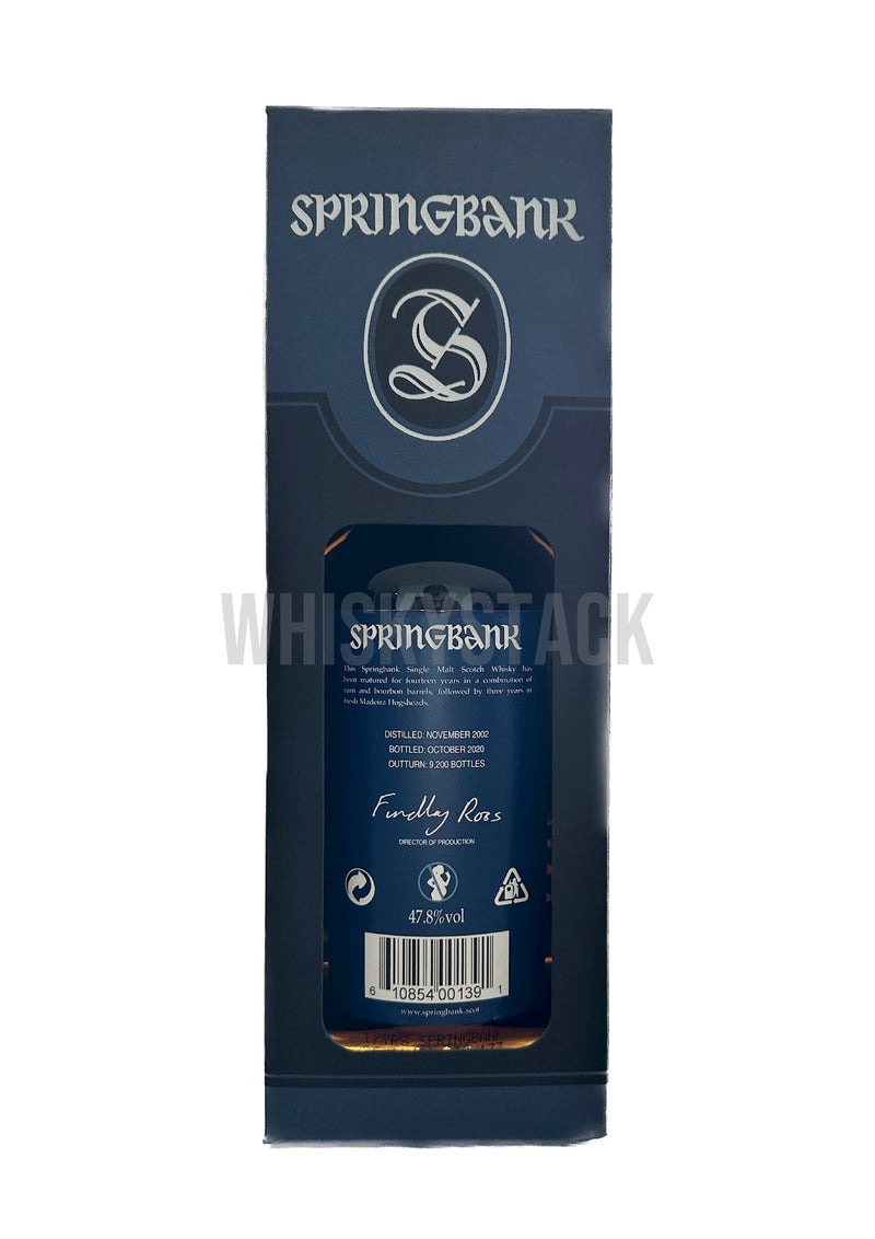Springbank 17 Jahre Madeira Wood 2020