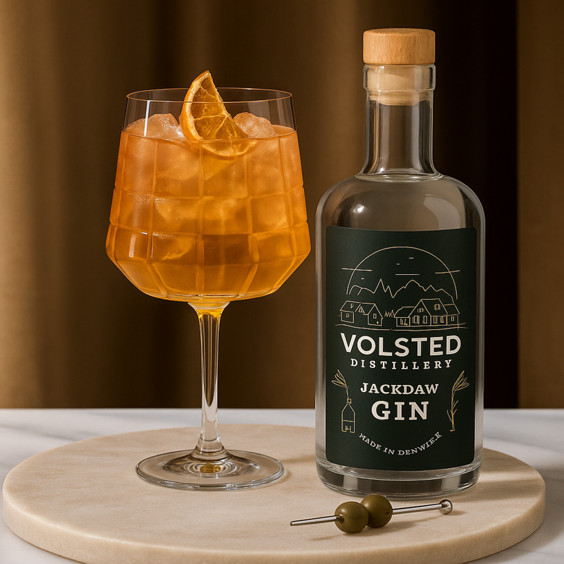 Jackdaw Gin + 2 stk The Blend Gin Glass